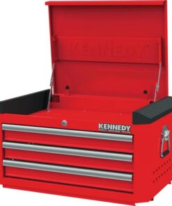 Kennedy Steel Tool Chest - 3 Drawers - 245kg Capacity - 37.5 x 70.6 x 46.1 cm