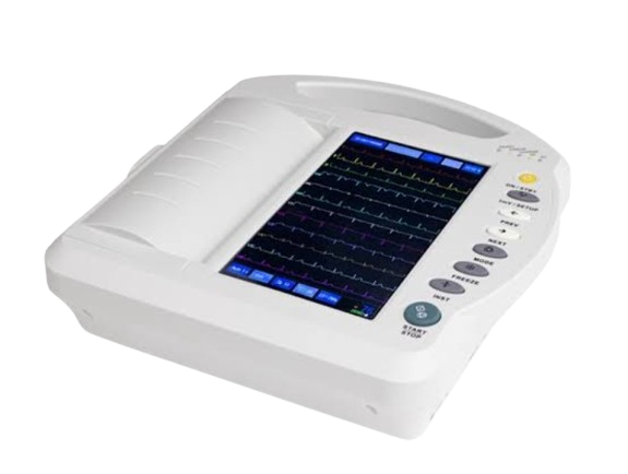 12 Channel Digital ECG Touch screen ECG1212A