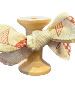 No 236 – Natural Bamboo Bunting in Red 25mm