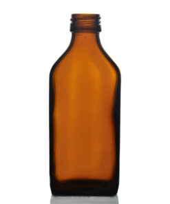 Bottle Rect Amber 200ml- 100s