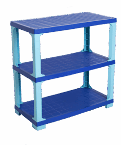 Canteen Twiggy 3 Tier Plastic Shelving
