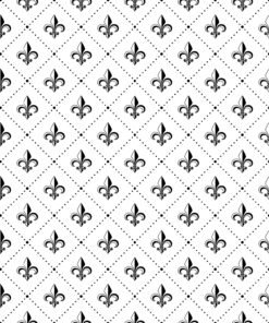 Fleur Black on White