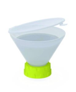 Bohlender b.safe Funnel 130 S 55 – Ø 130 mm, Static‑Dissipative PE‑EX, White