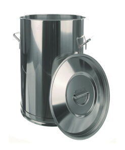 BOCHEM Container 25L Without Lid 375 x 300 mm, 18/8 Steel Lid No: 8351