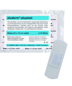 W.Söhngen Aluderm Aluplast Stable Strips 2.5 x 7.2 cm PU=10