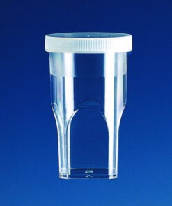 BRAND Sample Beakers with Lid, PS 20 mL (Pack of 1000)