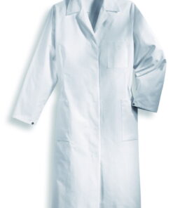 Uvex Ladies Laboratory Coat, Size 44, White, 100% Cotton, 1/1 Arm Type 81509