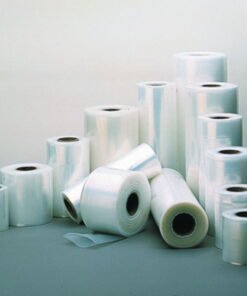 Plastic film 150x0,10 mm tubular, transparent in rolls of 250 m