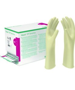 B. Braun Vasco OP Gloves, Size 9 OP Sensitive, Latex, Powder-Free, Sterile, Pack of 40 Pair