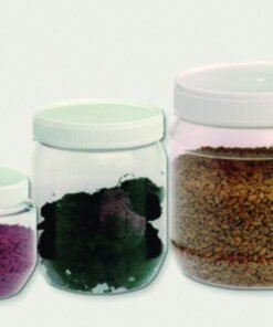 Behr Labor PET Wide Mouth Jar PWG 250, 250 ml Transparent, Pack of 10