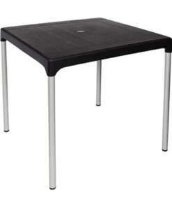 Contour Chelsea 4 Seater Table- Black