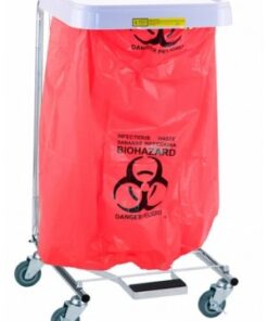 Alternative view of biohazard sharps container