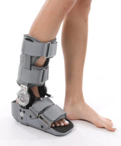 Walker Moon Boot Long Adjustable Fixation Brace DH VIII Grey with pump action- Small