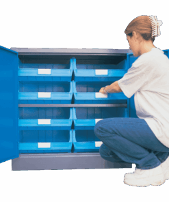 Blue – Linbin ® Storage Bin Half Size Cabinet Kit 4
