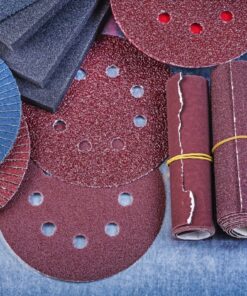 Abrasives- Tork Craft - Gold Disc (50Pc) 60G 150mm X 6+1 Holes Hook & Loop