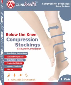 Compression Stockings Below the Knee Class 3 Red XXL