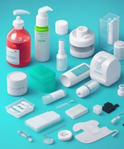 100 x medium latex disposable gloves