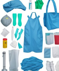 Disposable STERILE REINFORCED Surgical gown - 1 unit (50gsm)