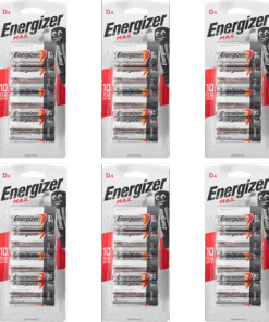 Energizer Max D – 4 Pack Batteries