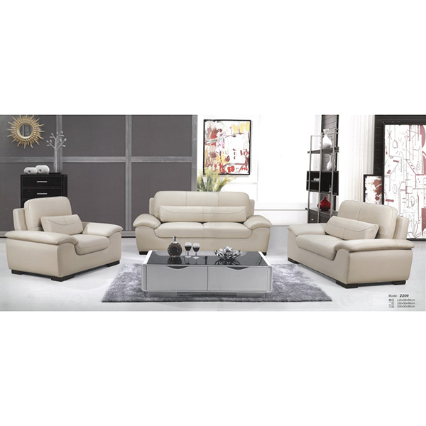 Lounge Suite 3 Piece-Cream