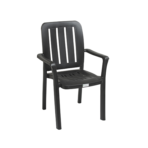 Olivia High Back Chair- Black