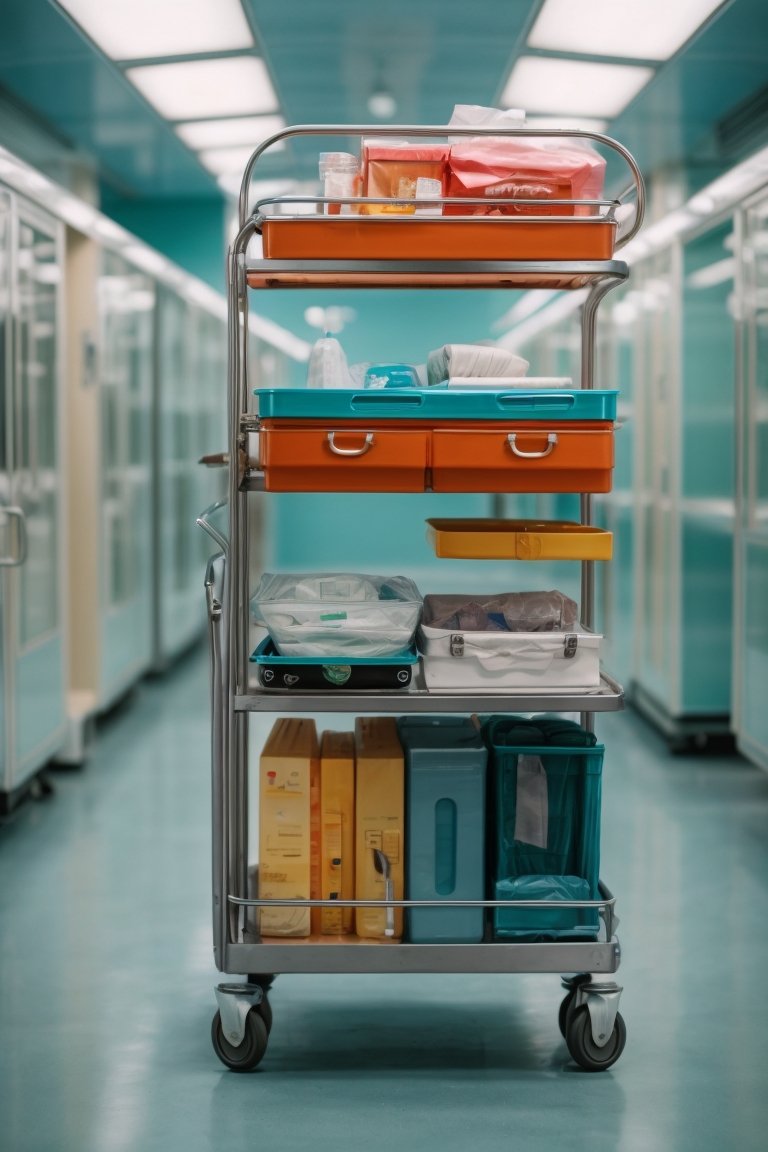 hospital trolley table