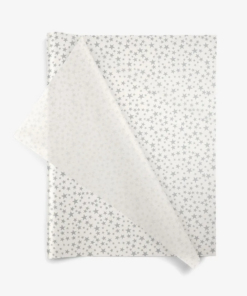 Gold Stars/White Wrapping Tissue (25 Sheet Pack)