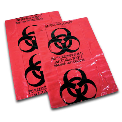 Bio-hazard Plastic Bags pack of 20