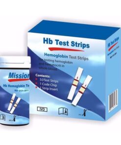Mission HB Hemoglobin Test Strips 50’s