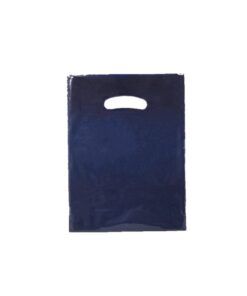 Navy Plastic Carrier Bags (300+40x240mm)(1000 Units)
