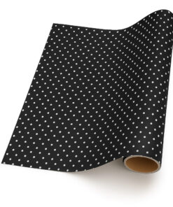 Spot – Black with White (5m x 50cm)