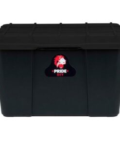 65 Litre Pride Storage Box- Full Black