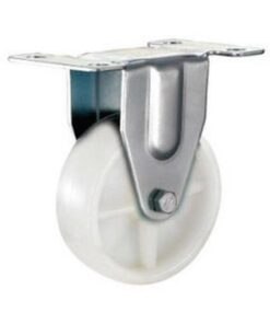 Castor Wheels - Polypropylene - Fixed Wheel - White - 65mm - TOOC405