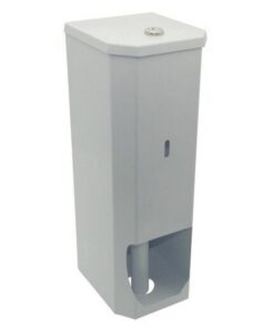 Toilet Paper Dispenser - 3 Roll - Powder Coated Steel - White - TR_03