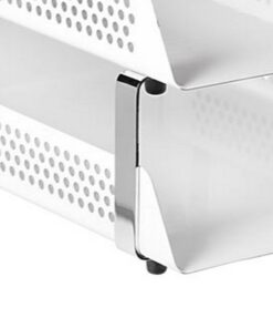 Letter Tray Riser - Life Steel Range - Set of 4 - Chrome - Pack of 4 - 802CP