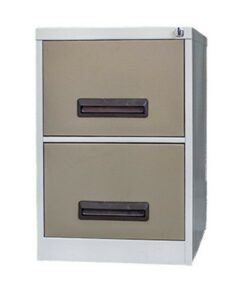 Steel Office Filing Cabinet - 2 Drawer File - 71 x 47 x 63 cm - 2FC01-ivorykaroo