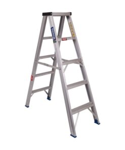 Aluminium Step Ladder - Double Sided - Domestic - 5 Step - 1.3m