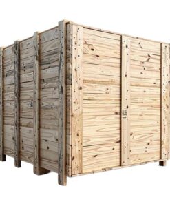 Solid Wooden Box Crate - 2 Way Entry - 120 x 100 x 100cm