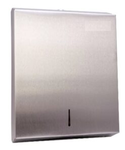 Paper Dispenser for Folded Paper – Stainless Steel