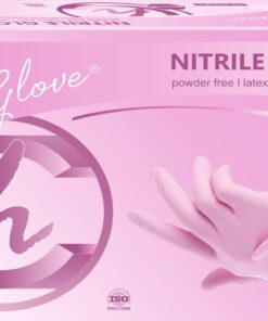 Nitrile Gloves Powder Free – 100s Clinihealth Small Pink