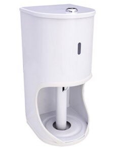 Toilet Roll Holder TR3 – White steel