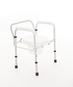 Deluxe 3 In 1 Steel Folding Commode