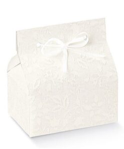 Favour Box – Lace 140 x 90 x 60mm