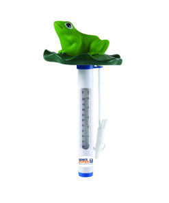 Frog On Lotus Thermometer