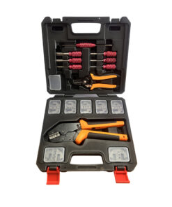 Te Deutsch Extraction & Terminal Crimping Tool Kit. Changeable Heads. 25Pc