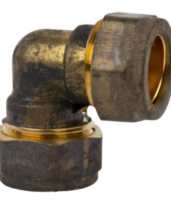 Compression Brass Elbow 90D Cxc 15Mm Sabs
