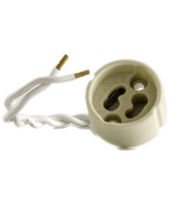 United Electrical Gu10 Ceramic Holder With Wire