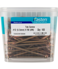 Ifasten Tek Screw No12 5.5Mmx90Mm 100 Pt