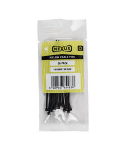 Nexus Cable Ties T501 4.8Mmx300Mm Black 20 Pack