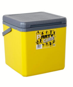 Party Cube Cooler Box 25L Yellow